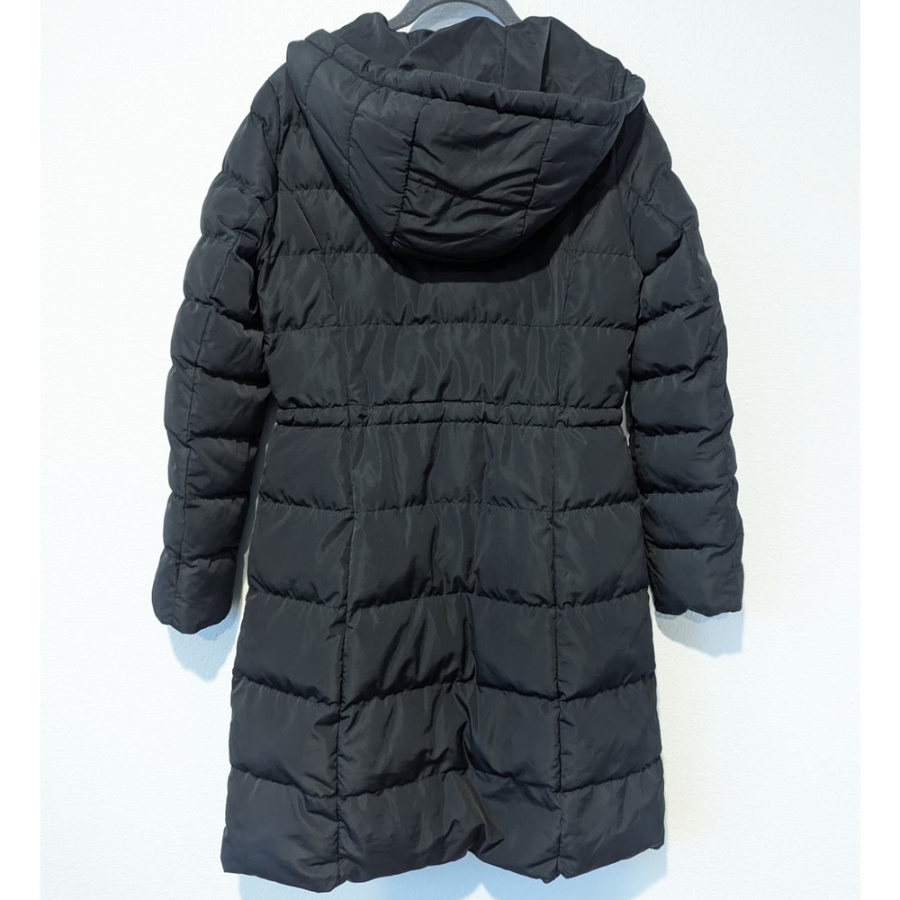 Marc New York Black Puffer Quilted Coat Zipper Hooded Jacket Parka - Picture 2 of 6